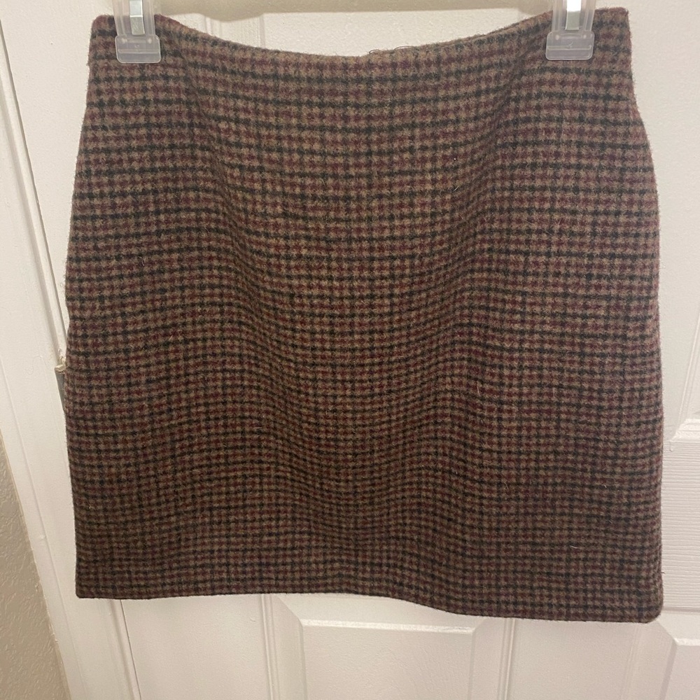 Uniqlo wool blend mini skirt